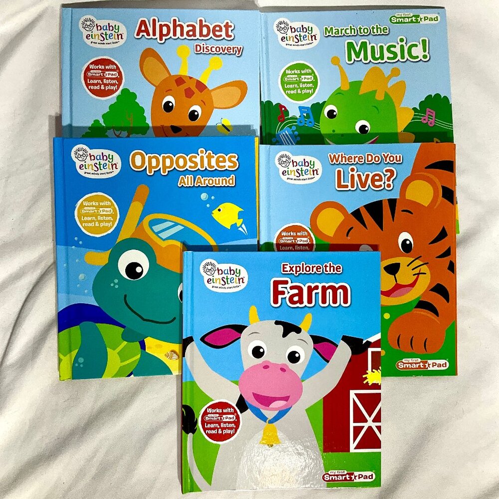 Baby Einstein Book Bundle Works with My First Smart Pad 3/$16